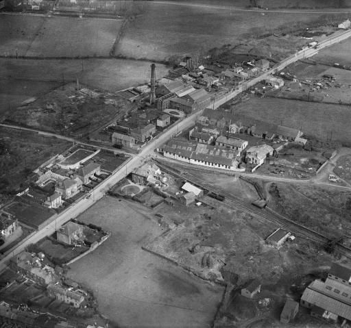 aerial view rock drill and tramway depot 1924 no 3
